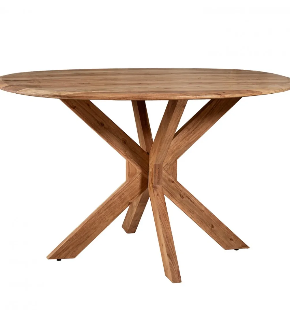 Stół OVALU 140 cm drewno mango