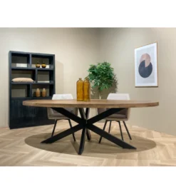 Stół owalny OVAL 240 cm drewno mango