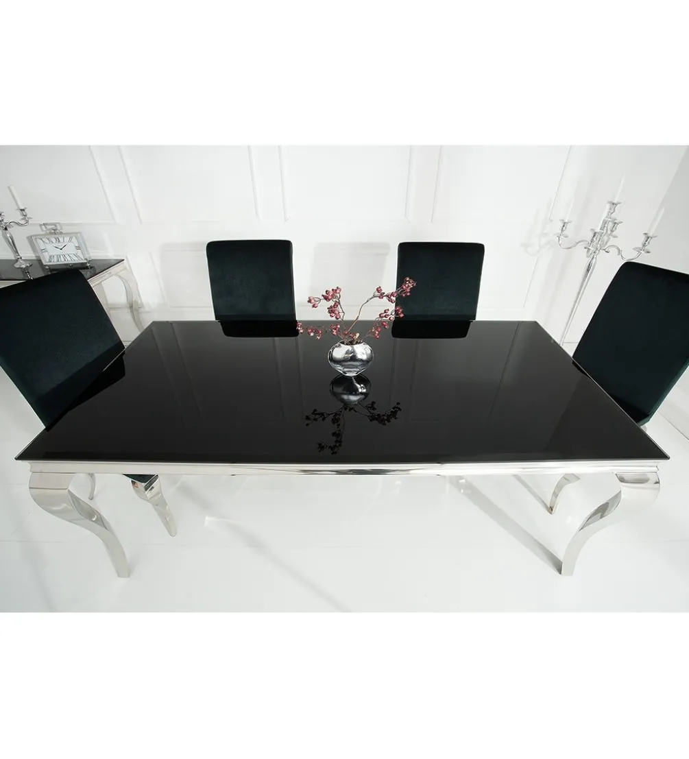 Stół OXANA Modern Barock 200 cm czarny