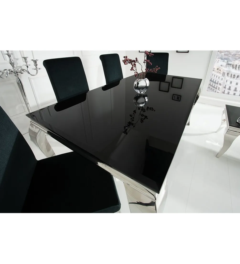 Stół OXANA Modern Barock 200 cm czarny