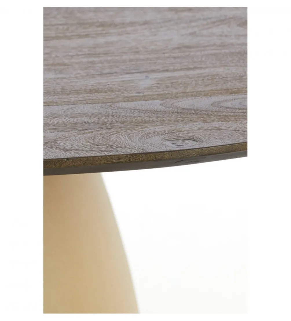 Stół PALMIRA 120 cm naturalny beżowy mat