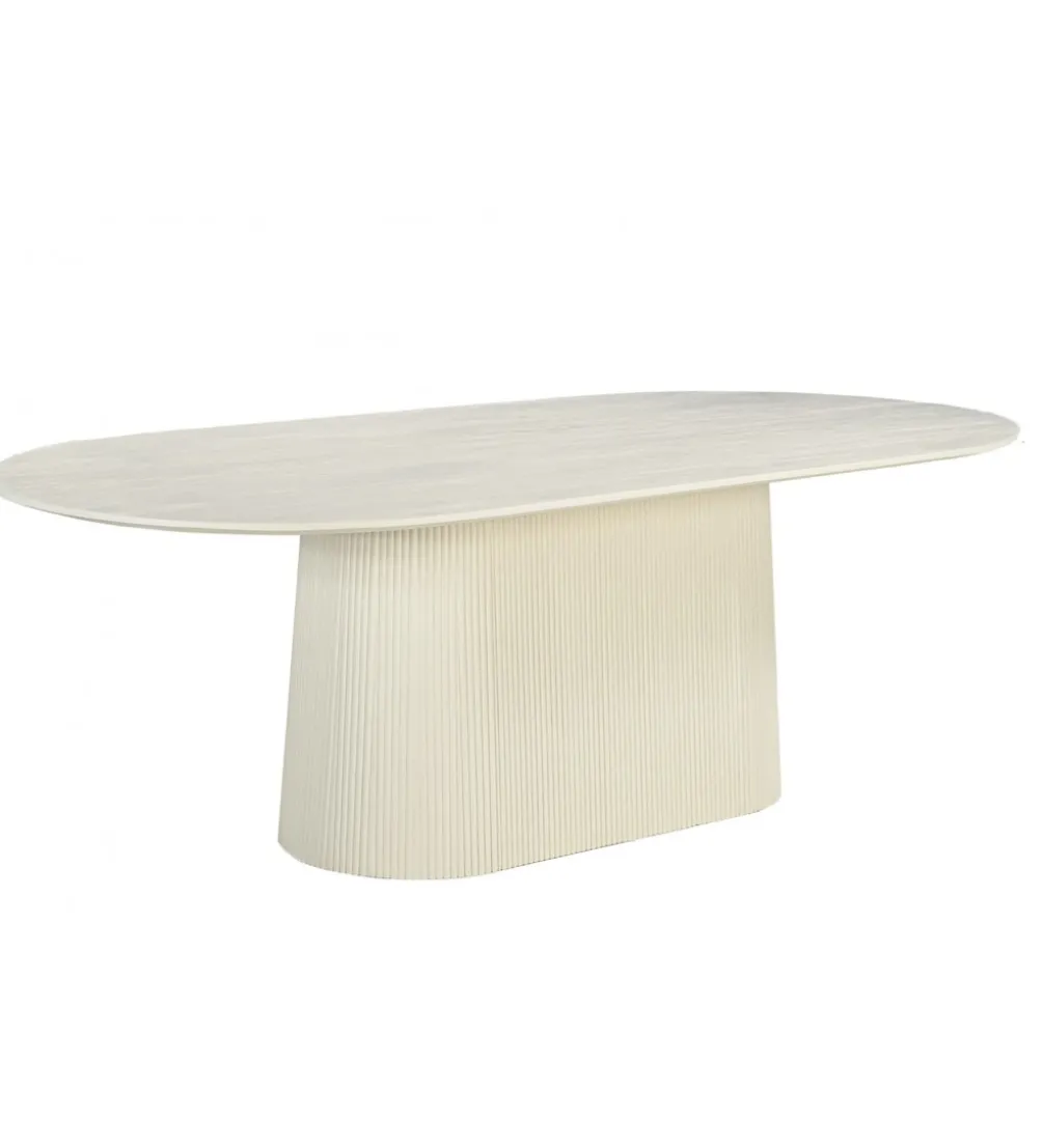 Stół PATO 230 cm drewno mango biała