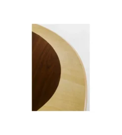 Stół PETAL 150 x 90 cm naturalny czarny