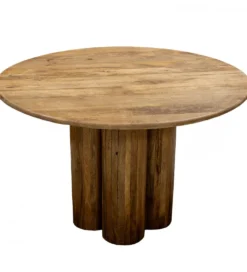 Stół PETER 120 cm drewno mango naturalny
