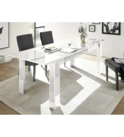 Stół PRISMA 137 Cm - 185 Cm Biały