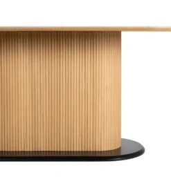 Stół QUFEK 180 cm naturalny blat ceramika