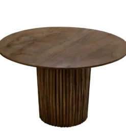 Stół RACTA 120 cm drewno mango brązowy