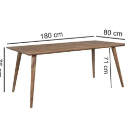 Stół REPA 180 cm drewno shesham