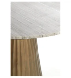 Stół RIANNE 100 cm antyczny brąz