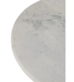 Stół ROUNDEGO 102 cm marmur biały