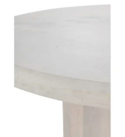 Stół ROUNDEGO 102 cm marmur biały