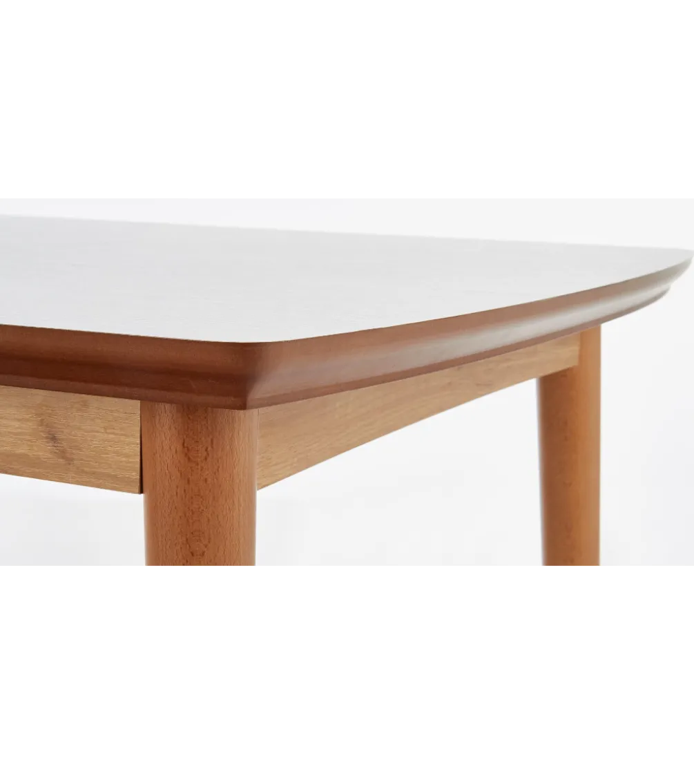 Stół rozkładany BARRET 90 cm - 190 cm biały
