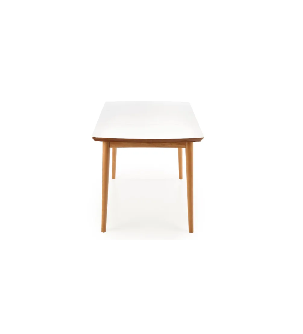 Stół rozkładany BARRET 90 cm - 190 cm biały