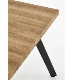Stół rozkładany BERLIN 140 cm - 180 cm w kolorze orzecha miodowego
