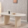 Stół rozkładany COMEDOR od 160 cm do 200 cm beżowy