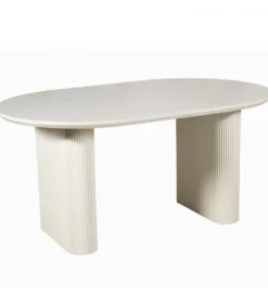 Stół rozkładany COMEDOR od 160 cm do 200 cm beżowy
