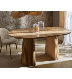 Stół rozkładany COMEDOR od 120 do 180 cm naturalny