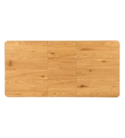 Stół rozkładany ESTANDNO od 120 do 160 cm naturalny czarny