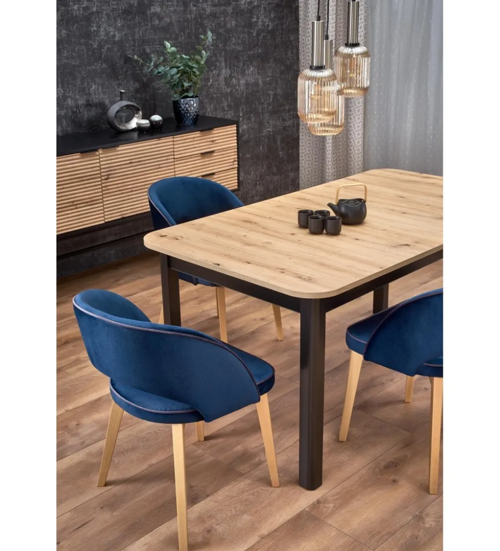 Stół rozkładany FLORIAN 160 cm - 228 cm w kolorze dąb artisan