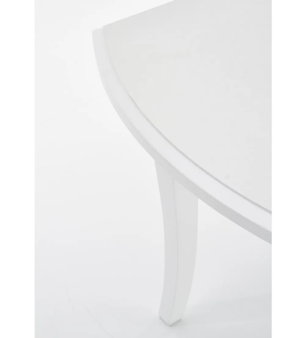 Stół rozkładany FRYDERYK 160 cm - 240 cm biały
