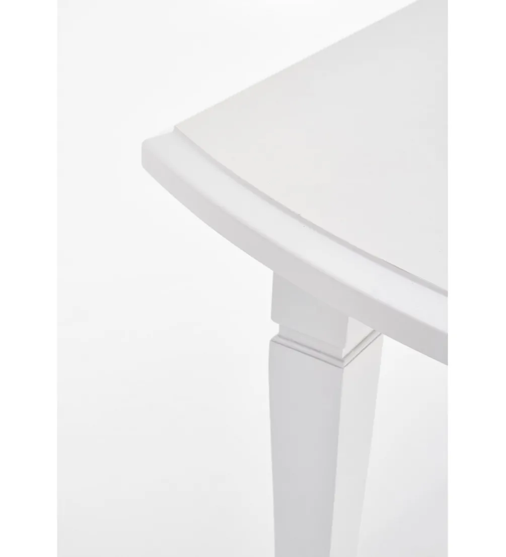 Stół rozkładany FRYDERYK 160 cm - 240 cm biały