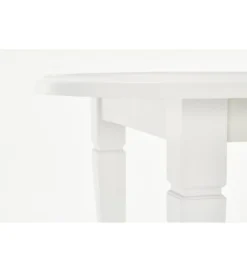 Stół rozkładany FRYDERYK 160 cm - 240 cm biały