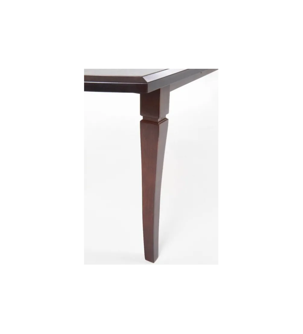 Stół rozkładany FRYDERYK 160 cm -240 cm w kolorze ciemny orzech