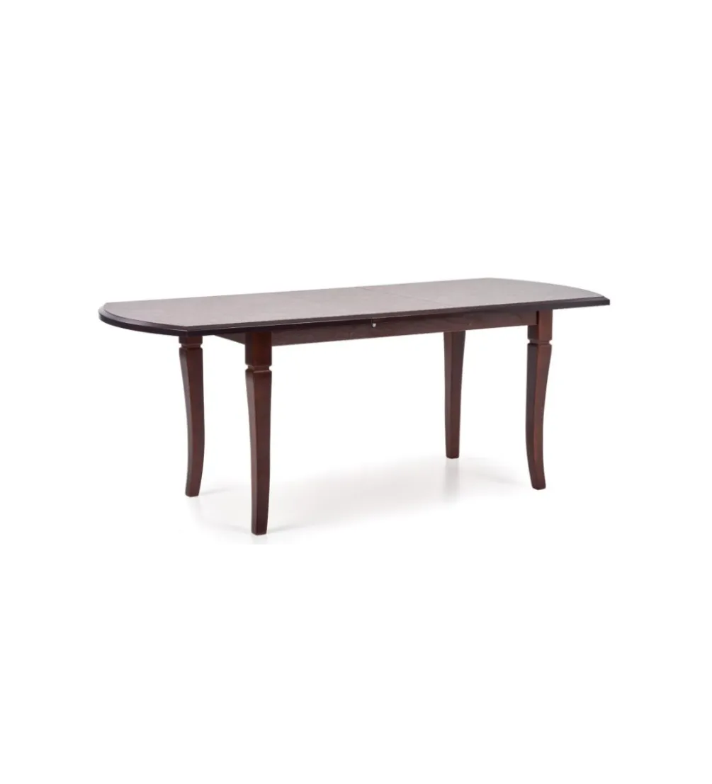 Stół rozkładany FRYDERYK 160 cm -240 cm w kolorze ciemny orzech