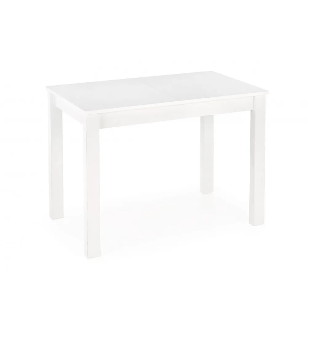 Stół rozkładany GINO 100 cm - 135 cm biały