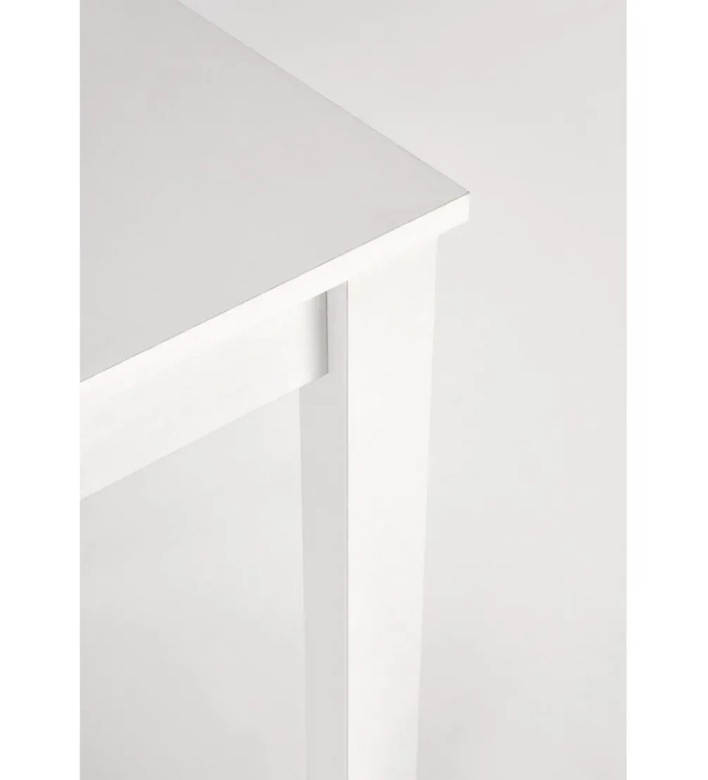 Stół rozkładany GINO 100 cm - 135 cm biały