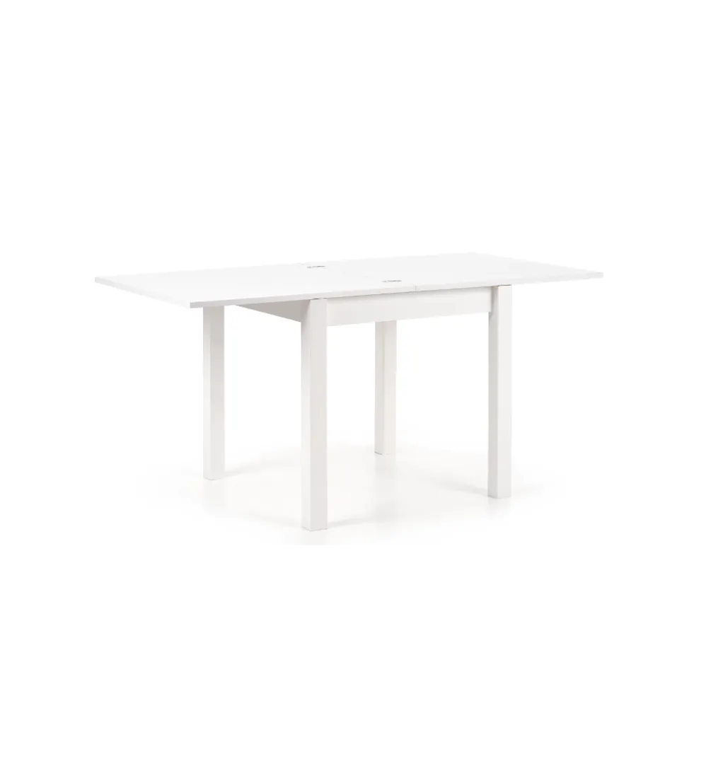 Stół rozkładany GRACJAN 80 cm - 160 cm biały