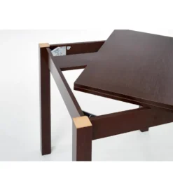 Stół rozkładany GRACJAN 80 cm - 160 cm w kolorze ciemny orzech
