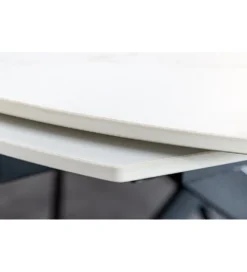 Stół rozkładany INCEPTION od 130 do 190 cm ceramiczny blat w optyce marmuru