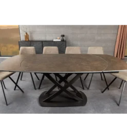 Stół rozkładany INCEPTION od 130 do 190 cm ceramiczny blat