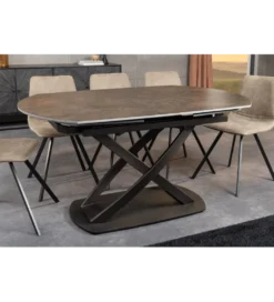 Stół rozkładany INCEPTION od 130 do 190 cm ceramiczny blat
