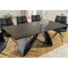 Stół rozkładany INFINITY 180 cm 220 cm 260 cm rdzawoczarny ceramika
