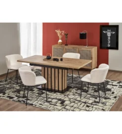 Stół rozkładany LAMELLO 130 cm - 180 cm w kolorze dąb artisan