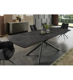 Stół rozkładany MIKADO 180 do 230 cm ceramiczny grafit