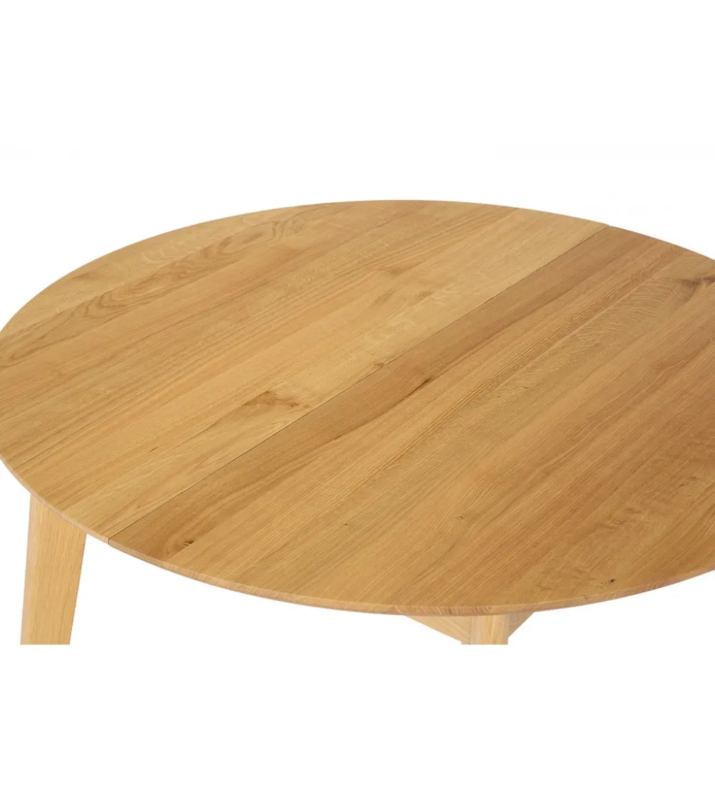 Stół rozkładany MONEZ 100 cm - 137 cm drewno dąb