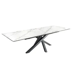 Stół rozkładany MONTREAL Marvelous 180 Cm - 220 Cm - 260 cm Ceramika W Optyce białego Marmuru