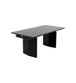 Stół rozkładany NOVEL 180 cm -220 cm - 260 cm ceramika w optyce czarnego marmuru