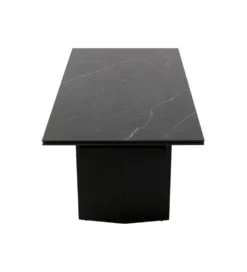Stół rozkładany NOVEL 180 cm -220 cm - 260 cm ceramika w optyce czarnego marmuru