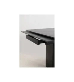 Stół rozkładany NOVEL 180 cm -220 cm - 260 cm ceramika w optyce czarnego marmuru
