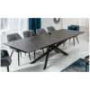 Stół rozkładany ONTARIO Euphoria 180 Cm - 220 Cm - 260 Cm Ceramika W Optyce grafitu