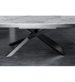 Stół rozkładany ONTARIO Euphoria 180 cm - 220 cm -  260 cm ceramika w optyce marmuru