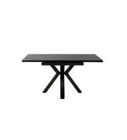 Stół rozkładany PALLINI 150 cm x 90 cm - 120 cm - 150 cm ceramika antracytowy