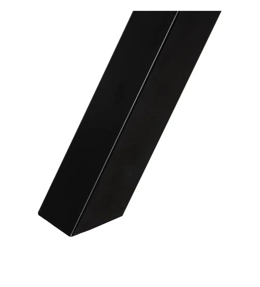 Stół rozkładany PATARASO 120 cm ceramika szara nogi czarne