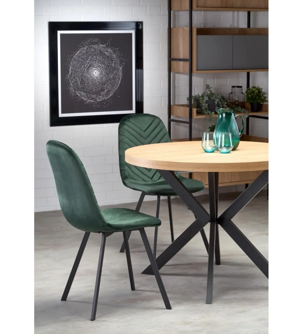 Stół rozkładany PERONI 100 cm - 250 cm w kolorze dąb złoty