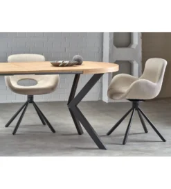 Stół rozkładany PERONI 100 cm - 250 cm w kolorze dąb złoty