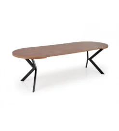 Stół rozkładany PERONI II 100 cm - 250 cm w optyce drewna orzech